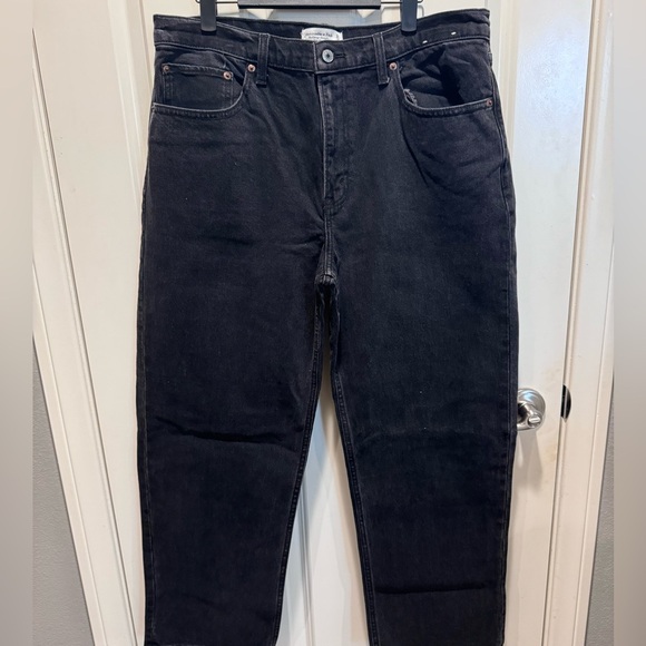 Abercrombie & Fitch Black Vintage Straight High Rise - Picture 1 of 3